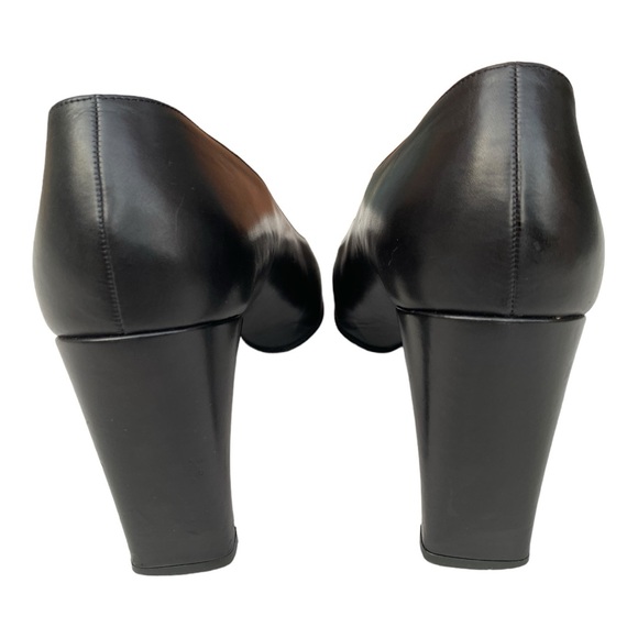 Bally Black Leather Heel Pumps size 8 - Picture 3 of 10